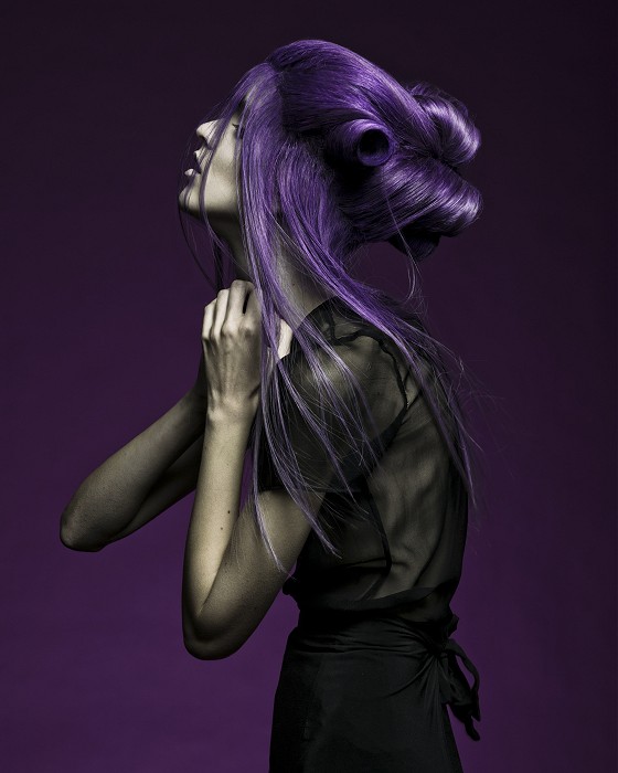 Trevor Sorbie Long Purple Hairstyles